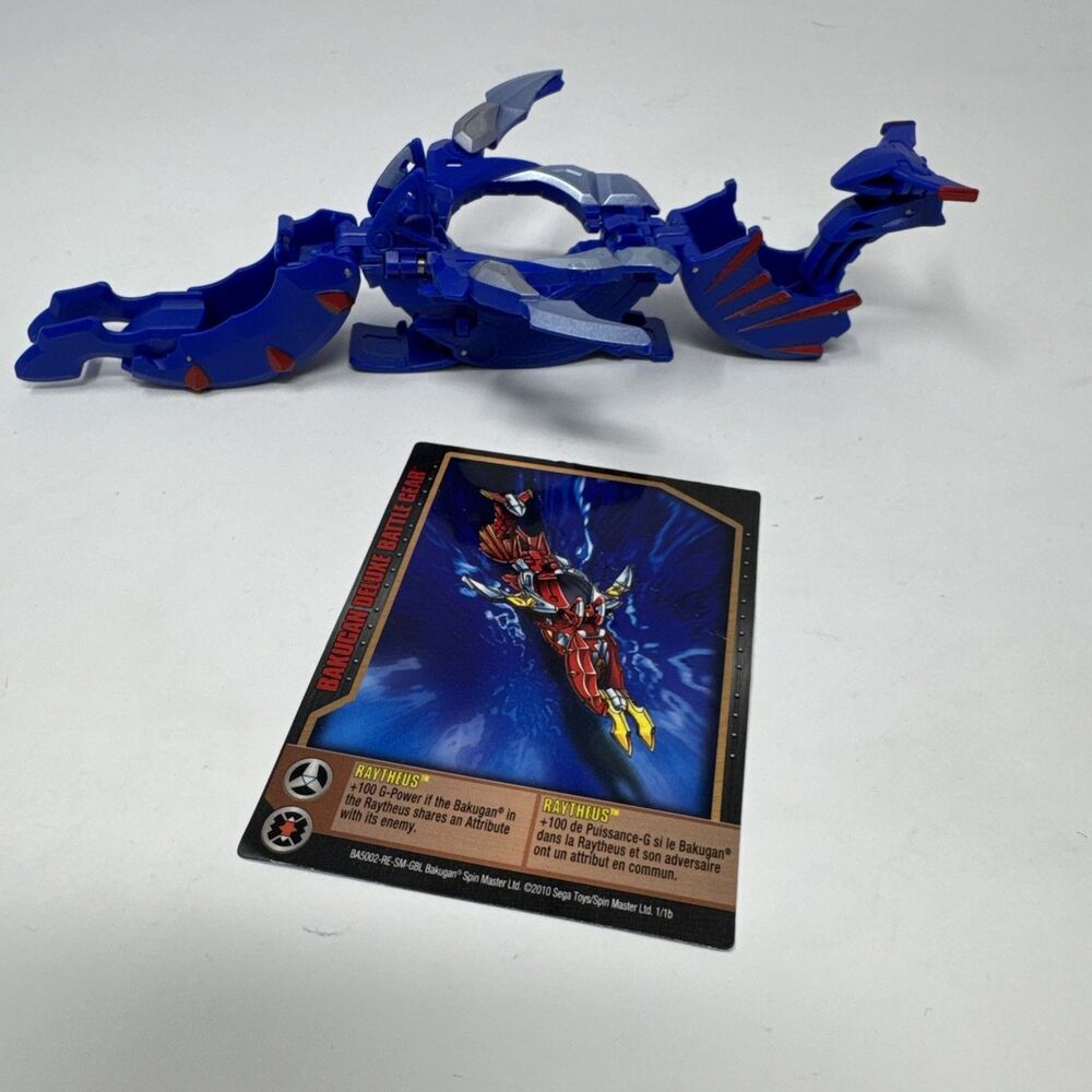 Bakugan Raytheus Blue Aquos Gundalian Invaders Mobile Assault DNA 250G